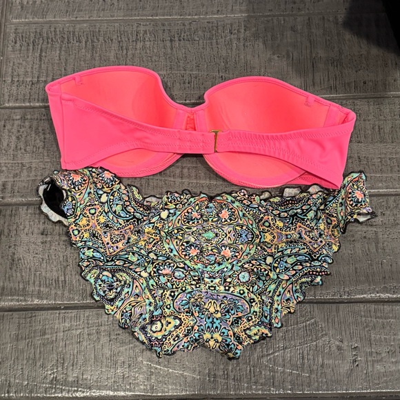 Victoria's Secret Black Cheeky Bottoms and Spandau Bikini Top - Picture 2 of 5